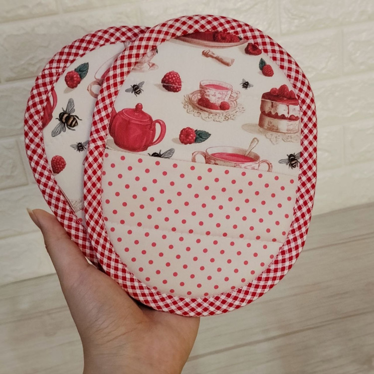 دستگیره بیضی Golden Handmade طرحدار، فلامنت ضدلک و مقاوم در برابر حرارت ، کد ۱۲۰۲
